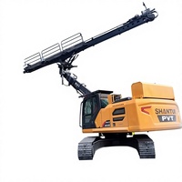 Foreuse hydraulique multifonctionnelle pour mines, pour dynamitage et ancrage, diamètre 115-140 mm, profondeur 30-40 m