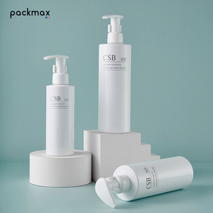 Factory direct PET straight shoulder empty <b>bottles</b>: <b>200ml</b> body lotion, 300ml shower gel, 400/500ml shampoo – cosmetic packaging - Product Image 1