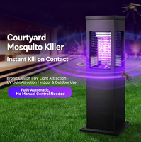 Nouveau modèle 2026 : Piège à moustiques et insectes volants LED solaire grande portée, étanche IP65, pour usage extérieur – Indispensable contre les mites