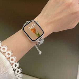 <span class=keywords><strong>Cinturino</strong></span> di ricambio per orologio Bling Girls con occhio di gatto regolabile in cristallo per <span class=keywords><strong>Apple</strong></span> <span class=keywords><strong>Watch</strong></span> 10 9 8 <span class=keywords><strong>7</strong></span> 6 5 4 Smart <span class=keywords><strong>Watch</strong></span> <span class=keywords><strong>cinturino</strong></span> - Product Image 4
