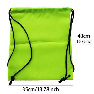Wholesale Custom Solid Color 420D Polyester Waterproof Eco-Friendly Foldable 20-38L Unisex <b>Drawstring</b> <b>Backpack</b> - Product Image 2