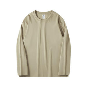 <span class=keywords><strong>T</strong></span>-<span class=keywords><strong>shirt</strong></span> à manches longues pour hommes 230gsm personnalisé <span class=keywords><strong>t</strong></span>-<span class=keywords><strong>shirt</strong></span> à manches longues pour hommes en gros mode 100% coton tendance doux décontracté chemises pour hommes - Product Image 6