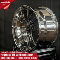 عجلات VS-5RS من الكروم المطروق مقاس 16 17 18 19 20 بوصة 5x120 5x114.3 5x112 لسيارات BMW M3 F80 وأودي A4 ومرسيدس بنز الفئة C وأبيكس