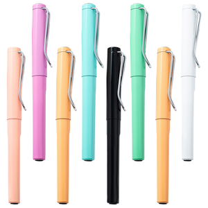 Pulpen Gel Promosi Logo Kustom Merek BKS Gaya Lucu Lebar Tulisan 0.5mm Warna Tinta Hitam Bahan Logam Murah Untuk Penggunaan Kantor Sekolah - Product Image 1