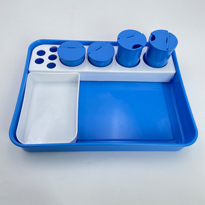 Plateau de rangement en plastique ABS 316, 30x24x5cm, avec compartiments, pour usage médical et esthétique - Product Image 2
