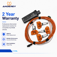 ANDEREY Auto TPMS Kit 4M0907273B Modul Kontrol Tekanan Ban Dengan Sensor & Kabel Harness Pengganti untuk Platform Audi MQB