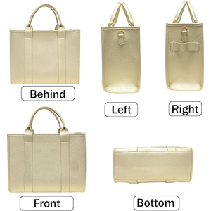 Sac fourre-tout d'été grande capacité style japonais vintage avec logo personnalisé, sac à bandoulière en <span class=keywords><strong>cuir</strong></span> PU tendance pour <span class=keywords><strong>femme</strong></span> - Product Image 3
