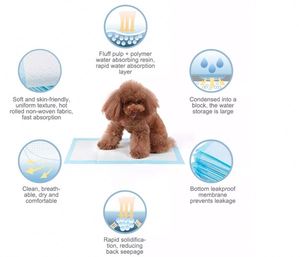 Almohadilla de Secado Rápido para Perros, Multiusos, Antibacteriana, Acolchada, con Sensación de Algodón, 6 Capas, OEM, Almohadilla de Entrenamiento Desechable para Cachorros - Product Image 4
