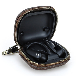 Funda Protectora de Cuero Genuino para Auriculares Apple Powerbeats Pro 2 con Hebilla Anticaídas, Bolsa Portátil para Auriculares - Product Image 3