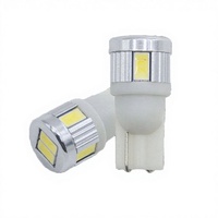 HYUGA Nouvelles ampoules LED de plaque d'immatriculation 12V pour Mustang GT 1999-2004, personnalisées, T10 194 168 6 SMD 5630 Blanc (2 ampoules)