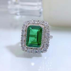 Diamant Weiß Schmuck Grün <span class=keywords><strong>Gold</strong></span> <span class=keywords><strong>Penis</strong></span> Zirkon <span class=keywords><strong>Ring</strong></span> - Product Image 2