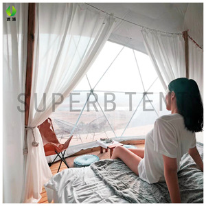 Carpa Superb de 7m, Tipo Domo, para 6-8 Personas, de Lujo, con un Dormitorio, para las Cuatro Estaciones, Apertura Automática Rápida, Gran Espacio, Tipo Extendido - Product Image 1