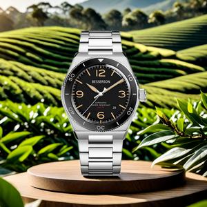 Luxury <b>Men's</b> <b>Mechanical</b> <b>Watch</b> 10ATM 42mm Stainless Steel Limited Edition Chronograph Luminous Feature Business Glass Buckle 22mm - Product Image 3