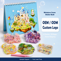 Collection d'autocollants personnalisés OEM ODM, multi-thèmes, pour la création de scènes DIY, livre d'autocollants pour la décoration de journaux et le jeu de puzzle