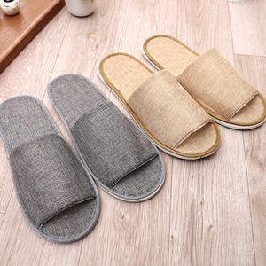 Pantoufles d'hôtel jetables écologiques avec logo: Pantoufles 5 étoiles pour <span class=keywords><strong>spa</strong></span> et chambre à coucher et pédicure en gros pour hommes et femmes - Product Image 4