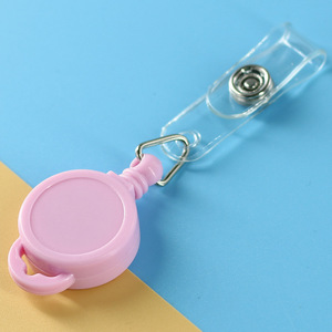 Clip Retráctil Colorido <span class=keywords><strong>para</strong></span> Tarjetas de Identificación, Porta Tarjetas de Plástico con Clip Retráctil <span class=keywords><strong>para</strong></span> Personal de Oficina, Estudiantes, Enfermeras, Accesorio <span class=keywords><strong>para</strong></span> Tarjetas de Identificación - Product Image 5