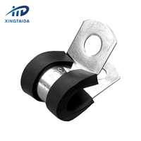 Fabricant de colliers de serrage de type R revêtus de caoutchouc EPDM de haute qualité Accessoires de câble Colliers de serrage en P