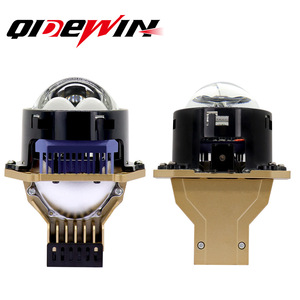 3 Inch Bi Xenon Projector <b>Led</b> <b>Headlight</b> 75W H4 H7 Universal 30000Lm 6000K With Laser Effect Dual Beam High Power - Product Image 3