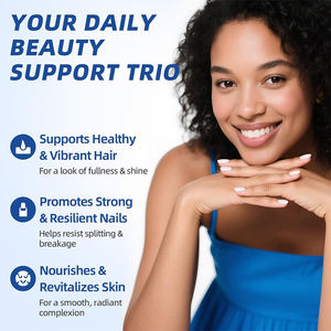 Gotas de Colágeno con Biotina Orgánica, Certificadas por GMP, Sin Azúcar, OEM/ODM, Promueven Uñas Fuertes y Resistentes, y Blanqueamiento de la Piel para Adultos - Product Image 6