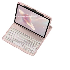 Étui en cuir pour <span class=keywords><strong>clavier</strong></span> de tablette MatePad 11.5 pour 7/8 Pro avec emplacement pour stylet et touches rondes - Modèle 0226 - Product Image 5