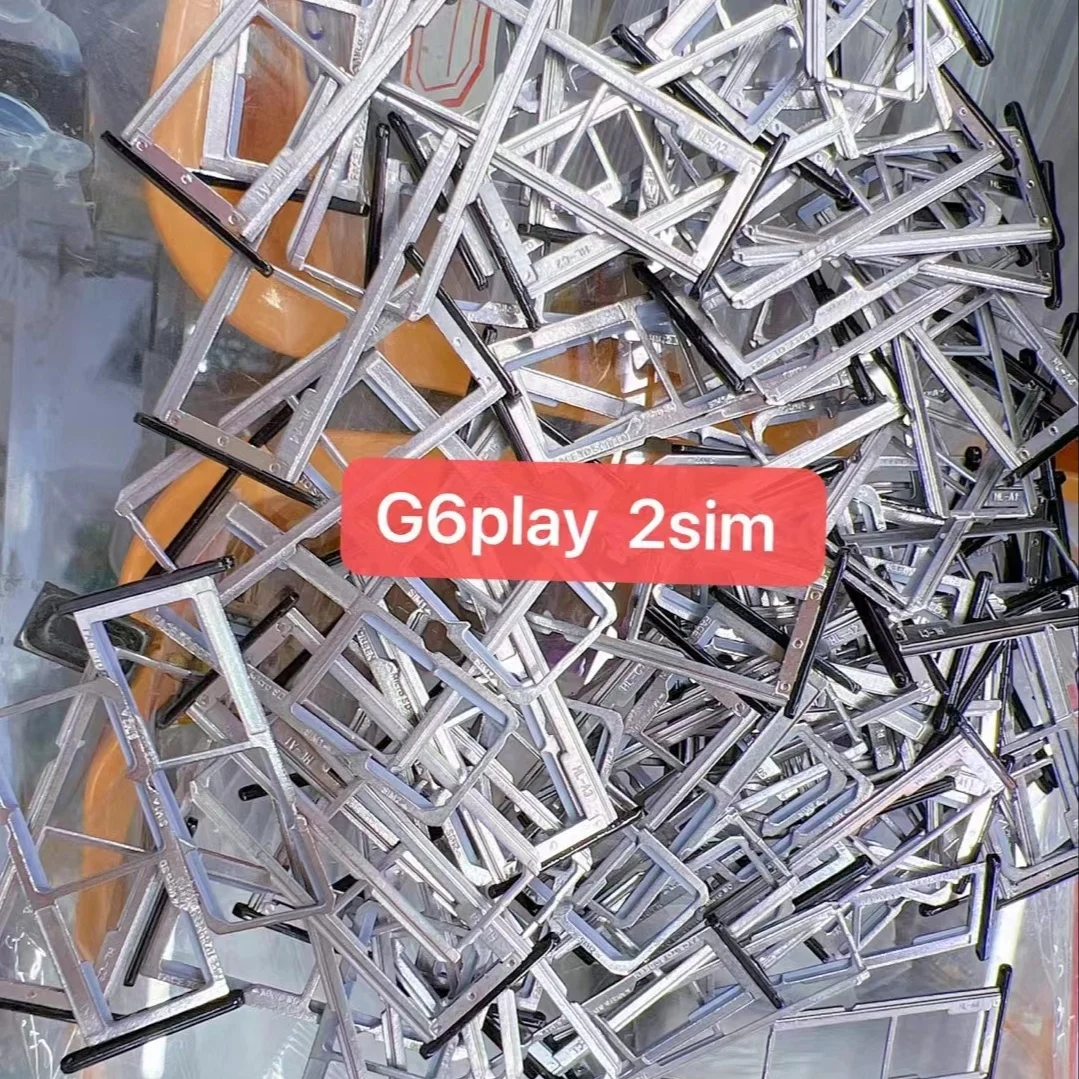 Оптовая продажа, высокое качество, держатель для сим-карты для Motorola Moto G6 play Edge 20 G7, мощный сим-лоток, двойной индивидуальный бизнес