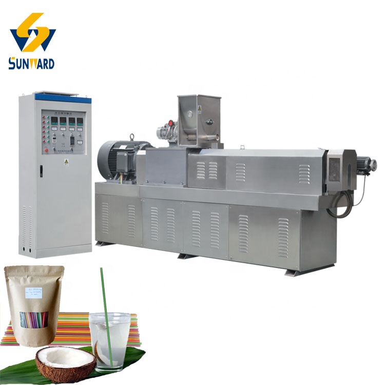 Компостируемая Питьевая соломинка, оборудование для производства растений, биоразлагаемые соломинки для риса, оборудование для линии производства