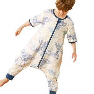 Saco de Dormir Universal para Bebé con Estampado Animal Ecológico, Anti-Patadas, 100% Fibra de Bambú, Cierre de Cremallera para Infantes - Product Image 5