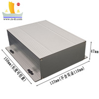 Özel Elektrikli Alüminyum Ekstrüzyon Kontrol Kutusu Eloksallı Isı Dağıtıcı Gövde PCB Elektronik Muhafazası IP54 Hafif