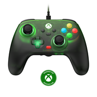 Manette de jeu filaire GameSir T7 Pro W Retro Green Transparent avec joystick à effet Hall, déclencheur, éclairage RGB et double vibration