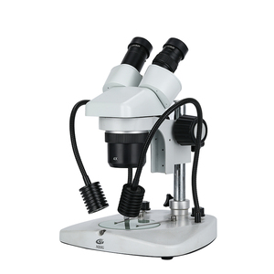 360 xoay đầu ống nhòm kính hiển vi Stereo Halogen chiếu sáng 2 năm bảo hành nhôm xây dựng cho ngành công nghiệp điện tử - Product Image 1