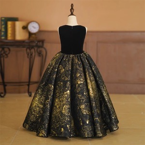 Robe de soirée élégante A-Line pour filles, scène de spectacle, défilé de luxe avec piano et <span class=keywords><strong>violon</strong></span>, robe classique - Product Image 4