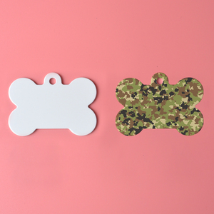 Xương hình dạng trống Trắng thăng hoa <span class=keywords><strong>Dog</strong></span> <span class=keywords><strong>Tag</strong></span> - Product Image 4