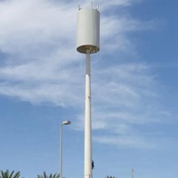Torre de paisaje de antena de poste de telecomunicaciones de acero de alto mástil