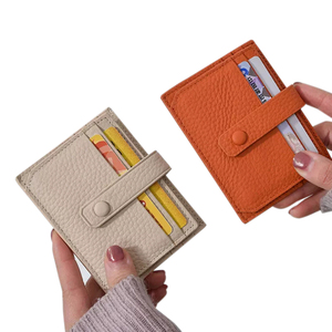גברים אופנתיים רזה ארנק עור חם מכירה מרובה כרטיס דפוס מותאם אישית תכונות - Product Image 3