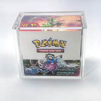 Boîtier Acrylique Moderne d'Usine Directe pour Cartes TCG ETB Elite Trainer Box, avec Couvercles Magnétiques, Étui Protecteur en Acrylique pour Cadeau
