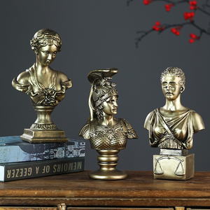Sculptures en gros Décoration d'intérieur Résine Vénus Athéna Thémis Statue de <span class=keywords><strong>déesse</strong></span> grecque Figurines romaines personnalisées Souvenirs Cadeau - Product Image 1