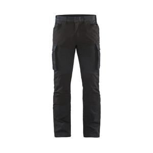 BLAKLADER - 145711478999C60 Pantalones de servicio Denim Stretch Azul marino/Negro-EAN 7330509728024 PANTALONES DE TRABAJO DE CARGA - Product Image 1