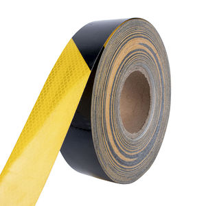 련싱 엔지니어급 프리즘 울트라 트래픽 단면 경고 안전 반사 테이프 (트럭용) 빨간색 및 흰색 - Product Image 5