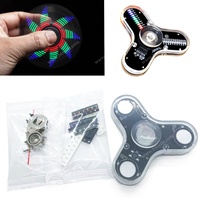 Kit électronique de bricolage LED Fidget Spinner Kit électronique de bricolage LED Fingertip Gyro Kit de soudage amusant Composants électroniques Circuit Board Kit