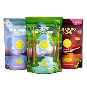 Custom Print <b>Reusable</b> Matt Laminate Plastic Stand up <b>Pouch</b> Packaging Bag Spicy Seasoning Spices Packing - Product Image 1