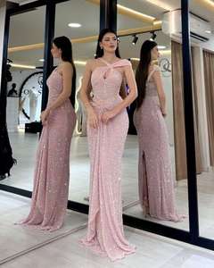 A10669 Migugarment verano gran oferta fiesta noche imperio cristal Bling cuentas bordado Maxi vestido de baile vestido de graduación 2025 - Product Image 3