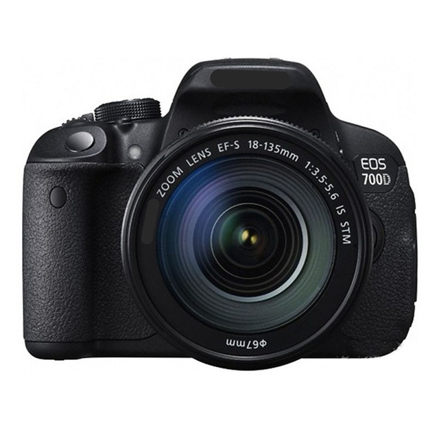 DSLR Camera  700D Kit With 18-55mm Stabilized Zoom Lens 18MP Flip Screen HD Video Camera Set