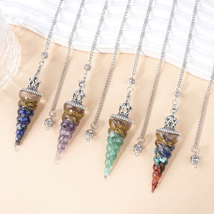 Vintage Crown Resin <strong>Crystal</strong> <strong>Pendulum</strong> Spiral Conical Dowsing Tool for Divination Meditation Energy Frequency Adjustable <strong>Pendulum</strong> - Product Image 5