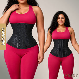 Corset amincissant rembourré pour femme avec 25 baleines en acier, idéal pour la vente en gros - Product Image 1