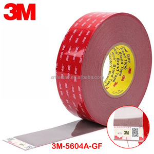 Nastro Biadesivo 3M 5604A-GF <span class=keywords><strong>VHB</strong></span>, Spessore 0,4mm, Grigio, in Schiuma Acrilica, Alta Resistenza, Adesione Permanente, Nastro Industriale - Product Image 1