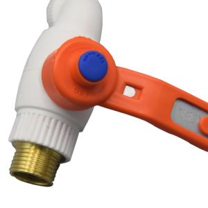 ก๊อกน้ำพลาสติก PPR <span class=keywords><strong>ราคา</strong></span>โรงงาน HONGKE แบบติดผนังรูเดียวสำหรับอ่างล้างหน้าในห้องน้ำ พร้อมแกนวาล์วทองเหลือง - Product Image 4