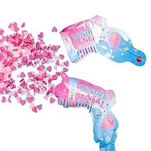 Pistolet à confettis portatif à soufflerie manuelle |   <span class=keywords><strong>Jouet</strong></span> en papier gonflable moderne |   Modèle Cs8856 Accessoires d'ambiance |   Fournitures de fête <span class=keywords><strong>pour</strong></span> boutiques - Product Image 2