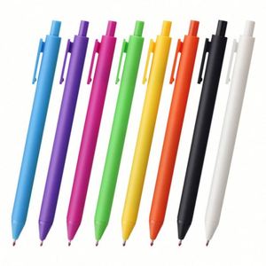 Wholesale Custom Printed Logo Ballpoint Pen Multiple Color Retractable Soft Rubber Plastic Click Plastic Pen - Product Image 3