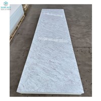 Plan de travail en pierre de surface solide personnalisé pour cuisine et salle de bain - Durable, imperméable, garantie 5 ans