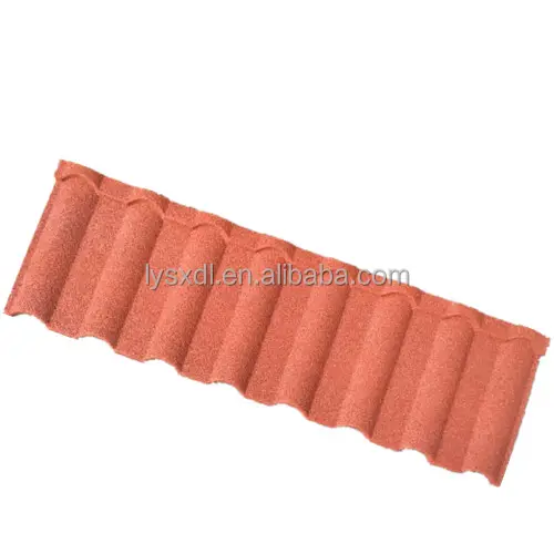 Galvanized sand coated steel roof tile panels / roofing sheet metal roof
